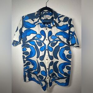 Patagonia Men’s Malihini Pataloha Buttom Down Shirt - Size Large